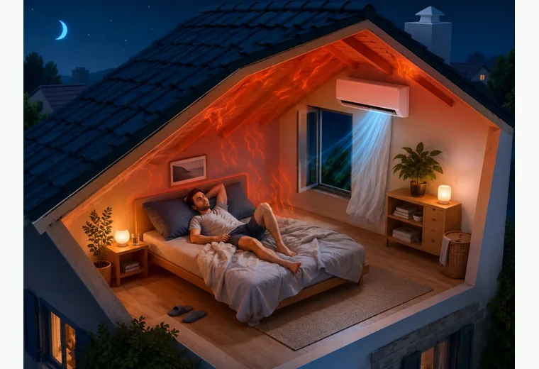 Chambre sous combles trop chaude la nuit