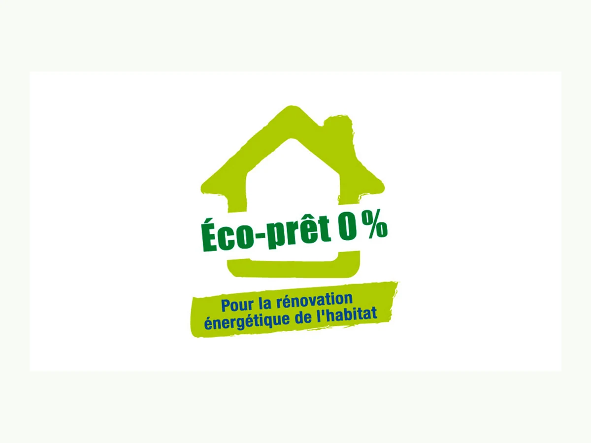 Logo éco-prêt à taux zéro rénovation énergétique