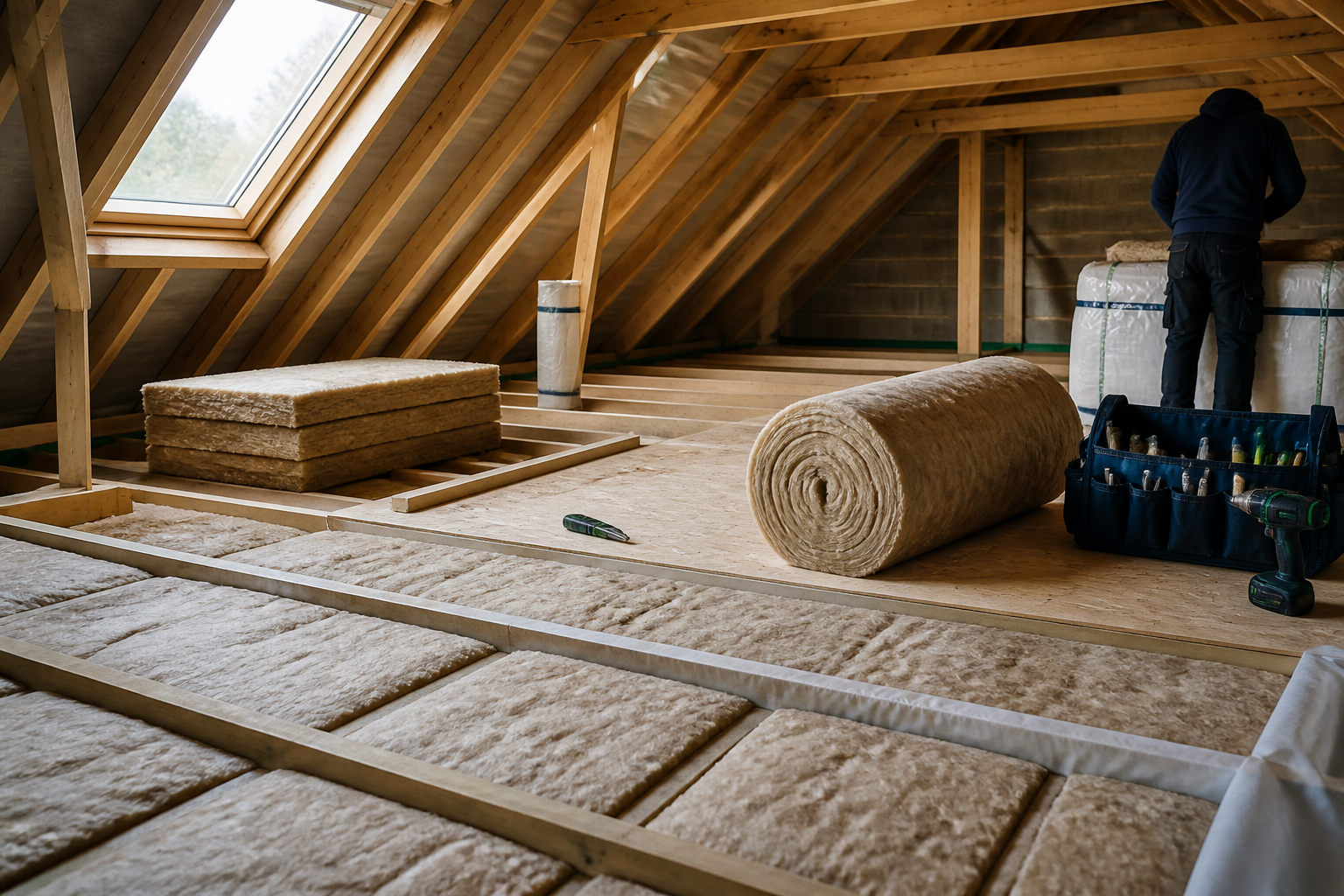 Maison à Verneuil-sur-Seine avec projet isolation des combles - DDH RGE