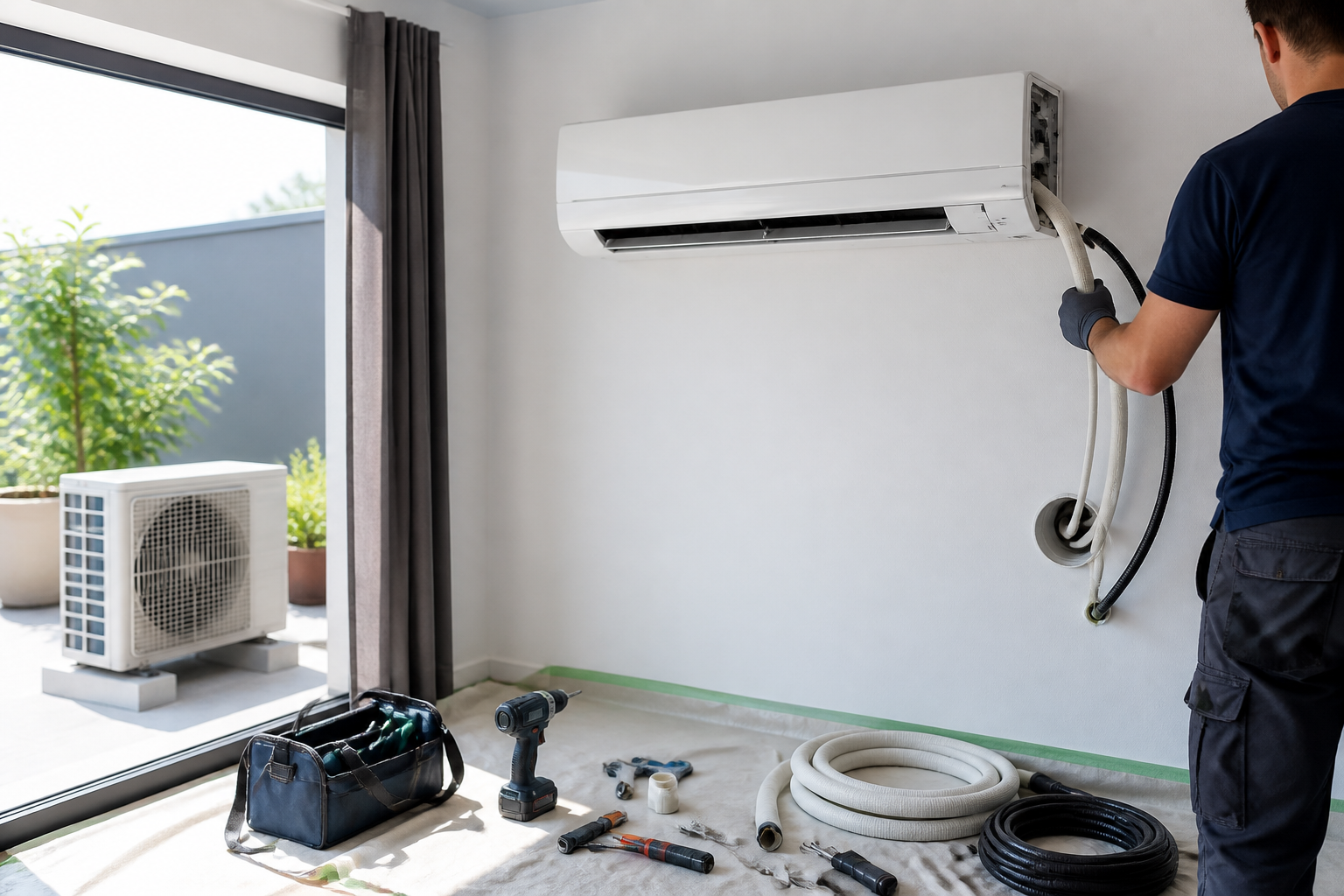 Climatisation reversible : points techniques à vérifier pour votre logement à Taverny