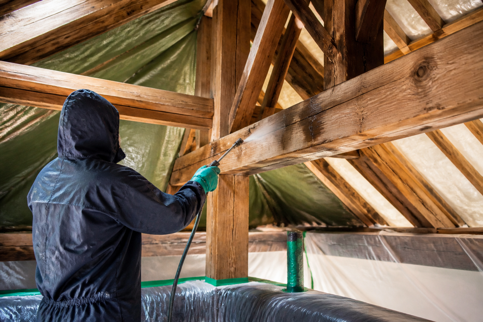 Traitement charpente : points techniques pour un projet à Vaux-sur-Seine